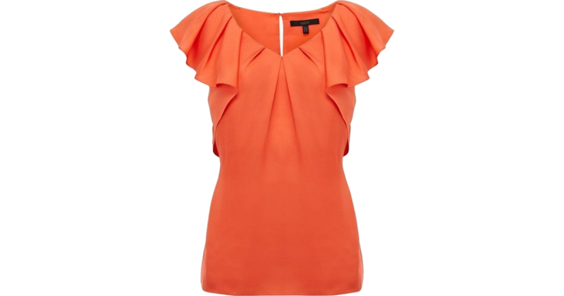 Оранжевое платье