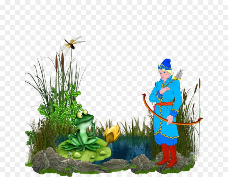 Сказочные герои на прозрачном фоне