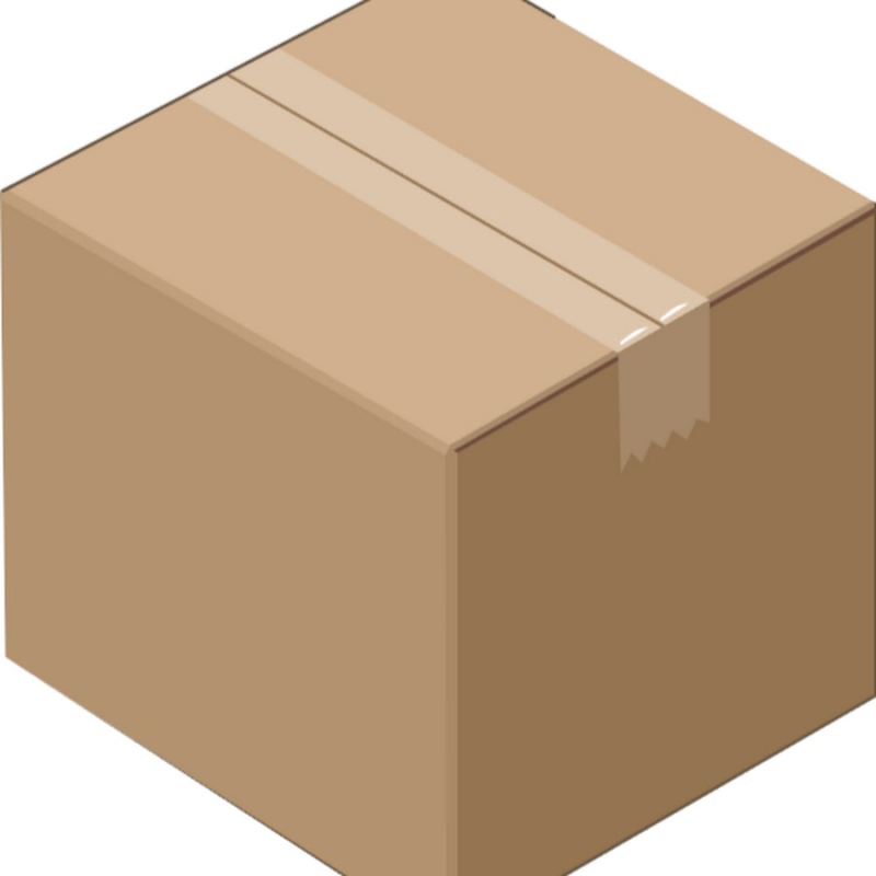 Коробки картонные прозрачные