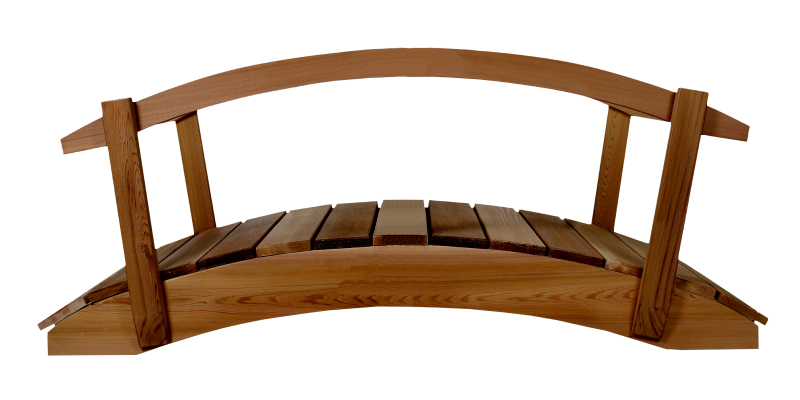 Мостик на белом фоне