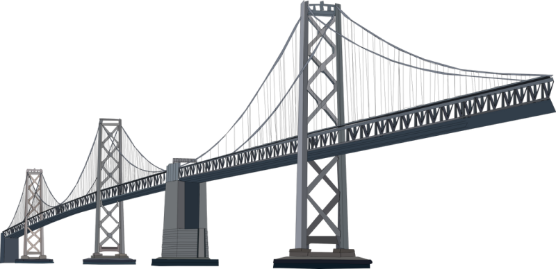 Мост на прозрачном фоне