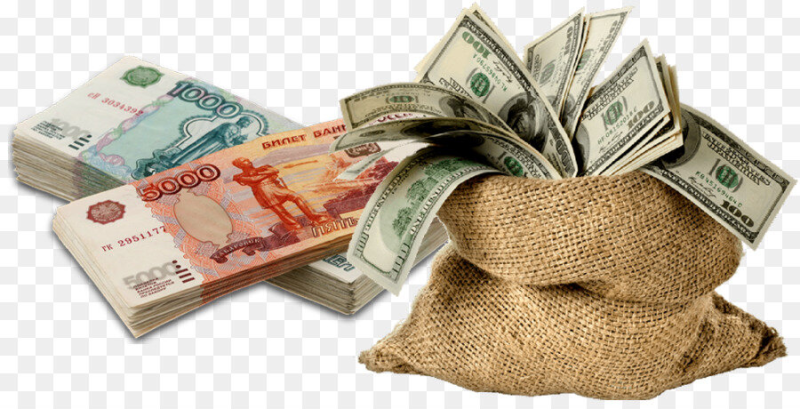 Мешок с рублями