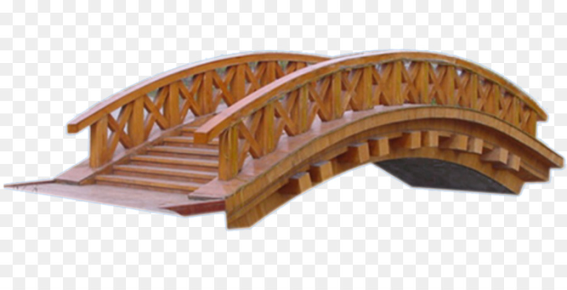 Деревянный мост сбоку