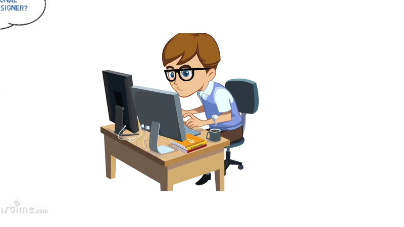 Программист мультяшный