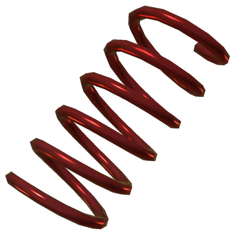 Пружина без фона