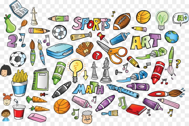 Разноцветные предметы