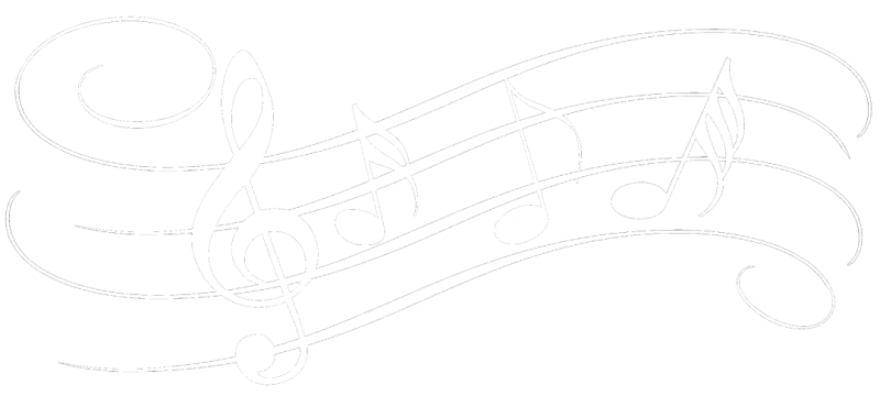 Ноты на белом фоне