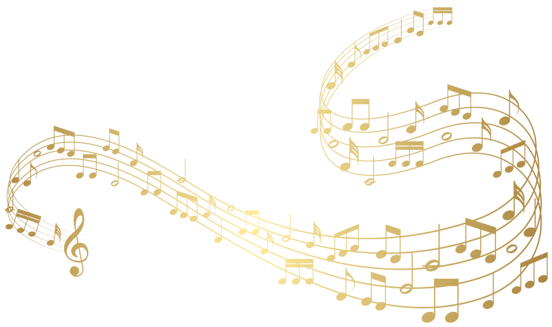 Нотки на прозрачном фоне