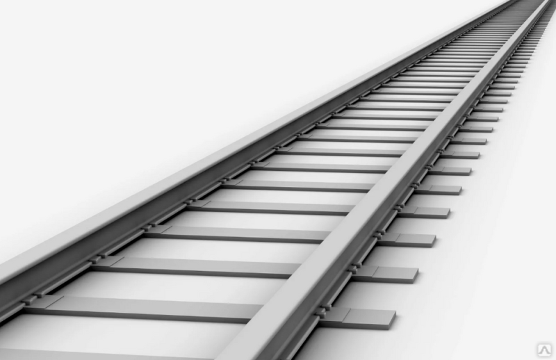 Поезд вектор рельсы сбоку