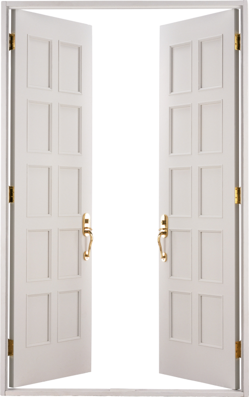 Открытая межкомнатная дверь