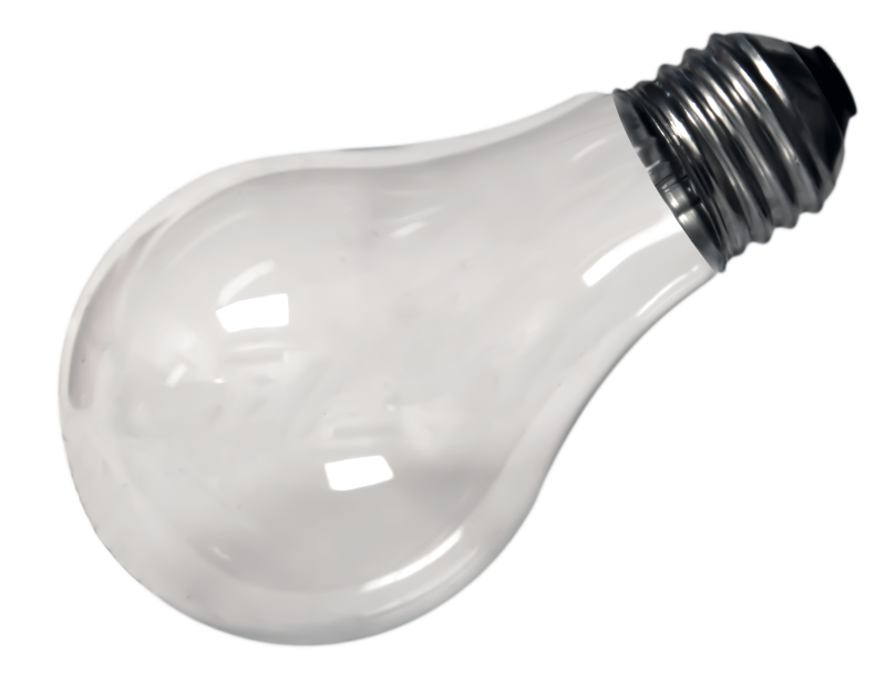 Лампочка прозрачная