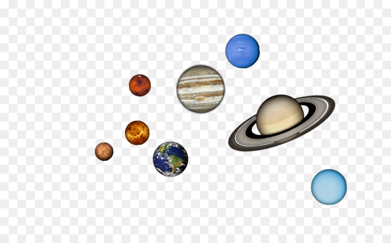 Планеты на белом фоне