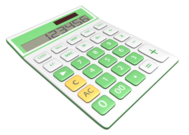 Калькулятор на прозрачном фоне