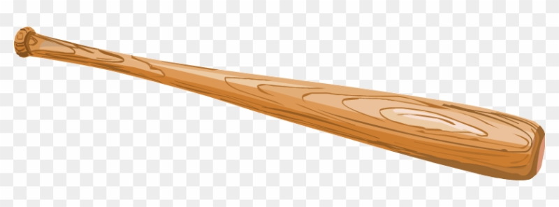 Бита на прозрачном фоне