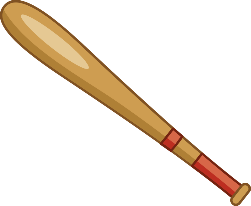 Бита на прозрачном фоне