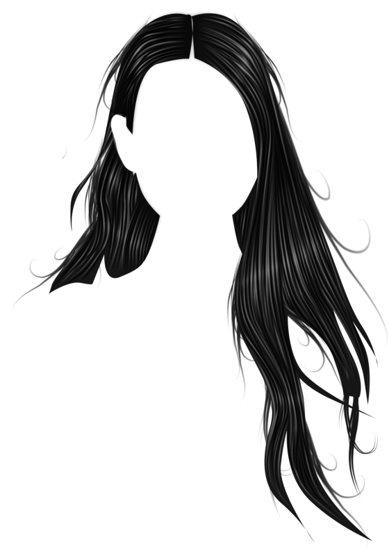 Аниме волосы девушек без фона