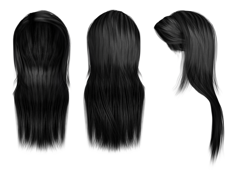 Красивые волосы для фотошопа