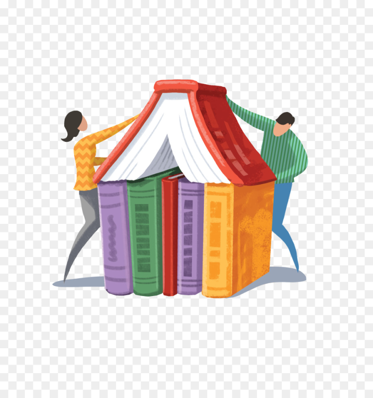 Домик из книг