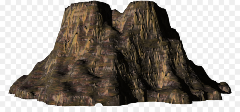 Скала на прозрачном фоне