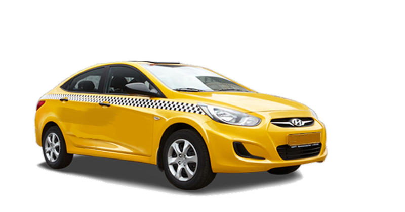 Hyundai Solaris желтый
