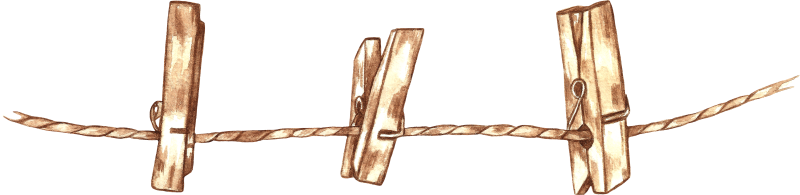 Декоративная прищепка на прозрачном фоне