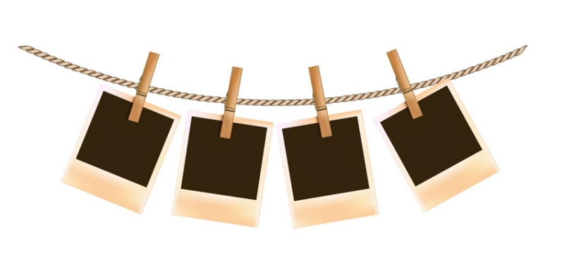 Прищепки на веревке