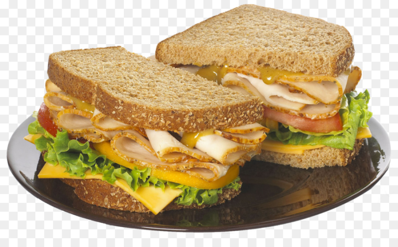 Тарелка с бутербродами