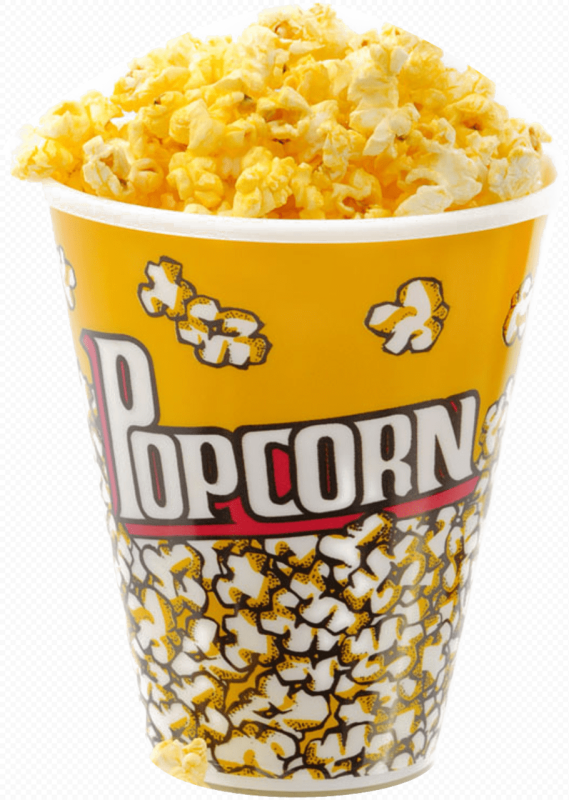 Попкорн в стакане
