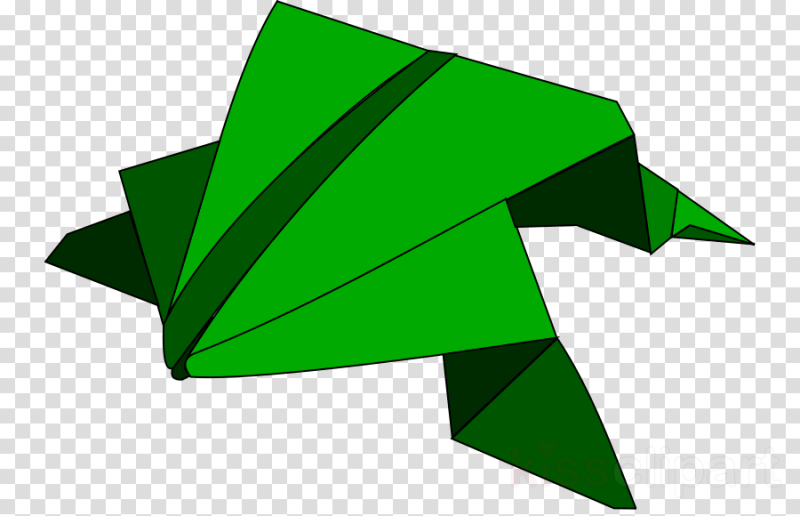 Оригами лягушка