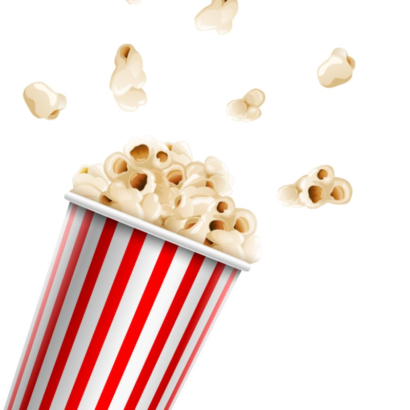 Попкорн в стакане