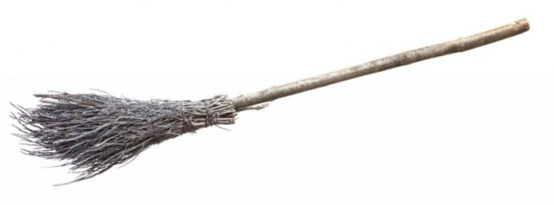 Баба Яга на метле