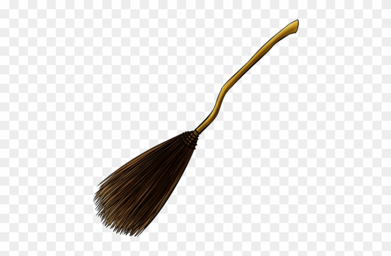 Метла на прозрачном фоне