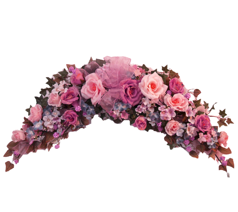 Розовый веночек