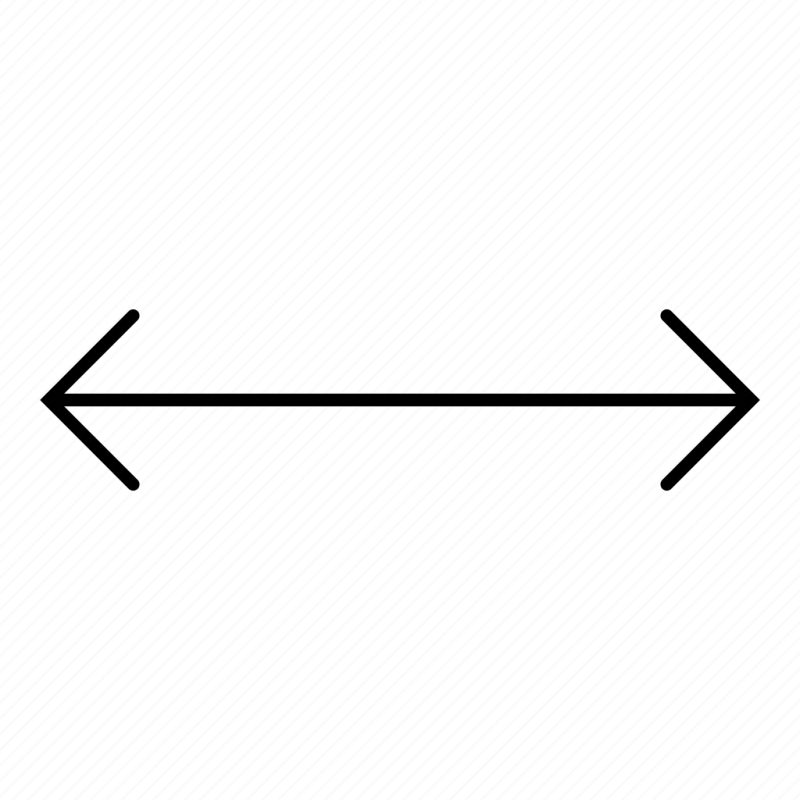 Стрелка в две стороны