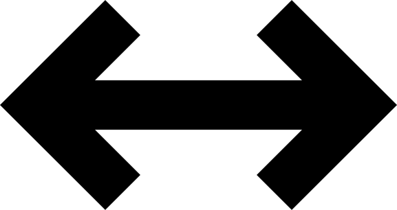 Стрелочки в разные стороны