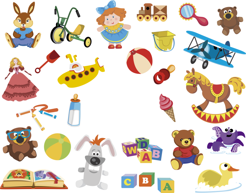 Детские векторные клипарты