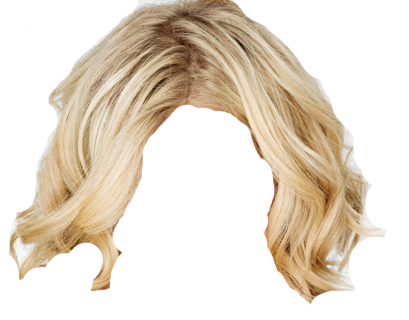 Волосы на белом фоне