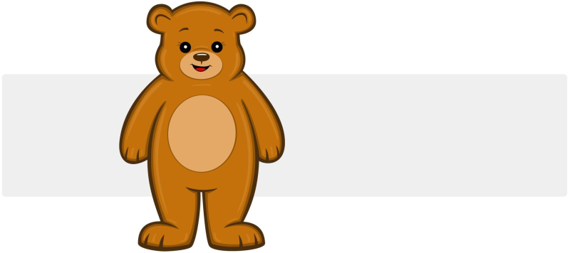 Медведь мультяшный