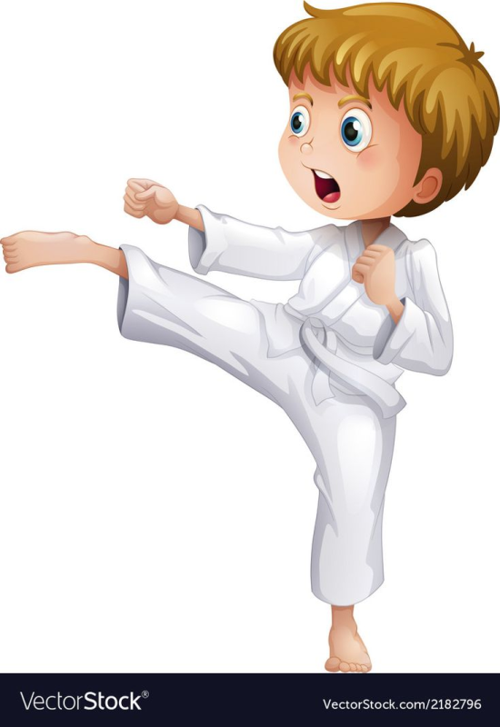 Мальчик каратист