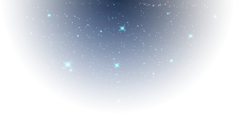 Ночные звезды на прозрачном фоне