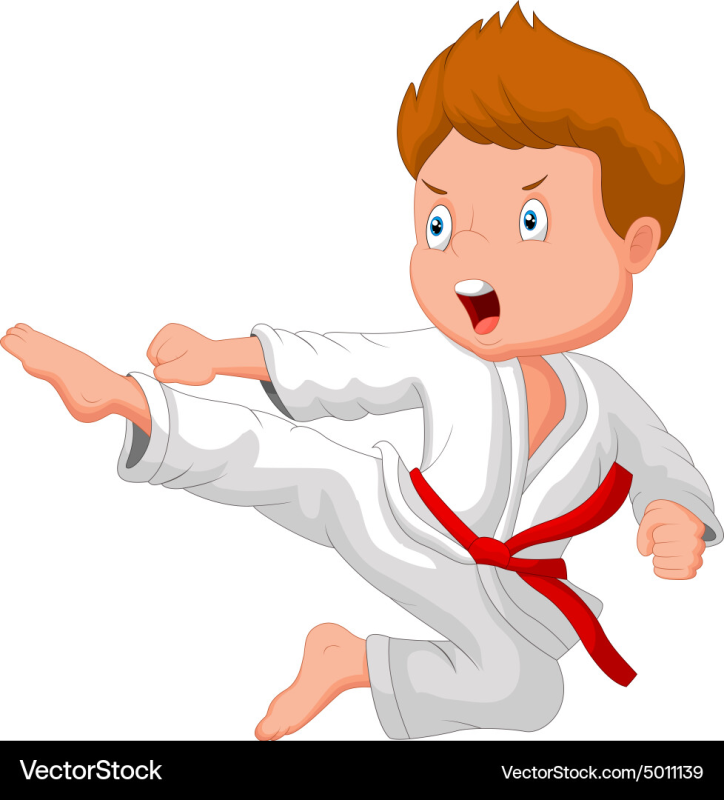 Каратист мультяшный