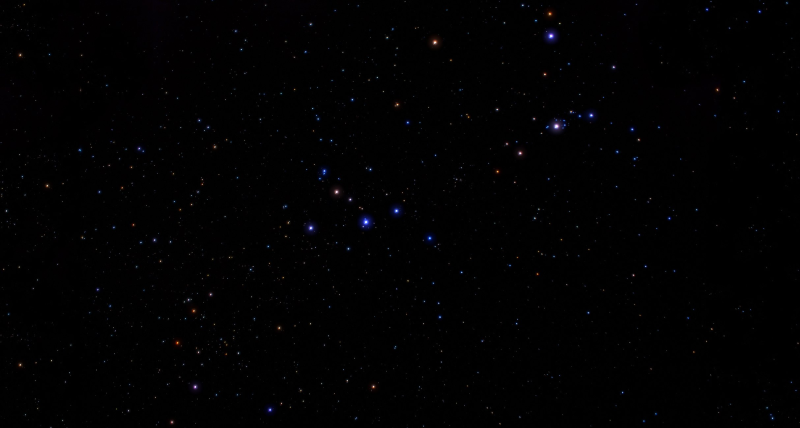 Звездное небо на прозрачном фоне