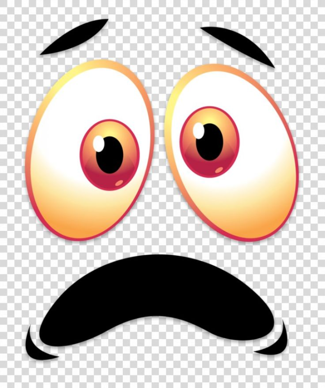 Испуганные глаза мультяшные