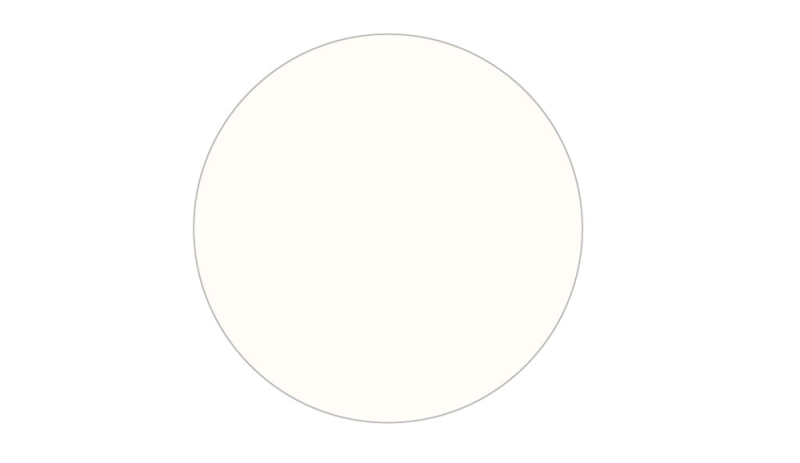 Белый прозрачный круг