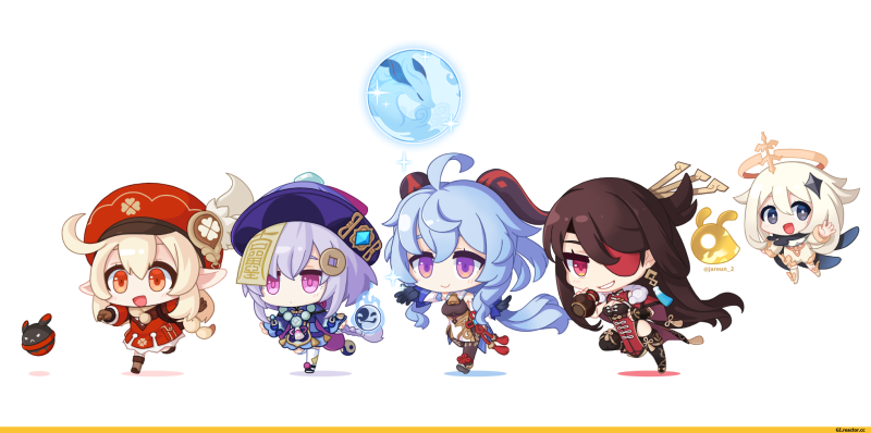 Герои Геншин Чиби