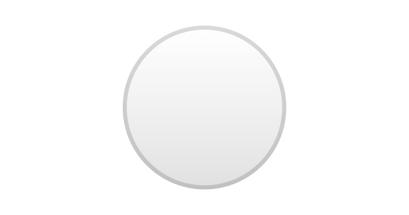 Белый круг без фона