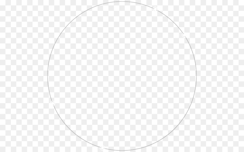 Белая окружность на прозрачном фоне