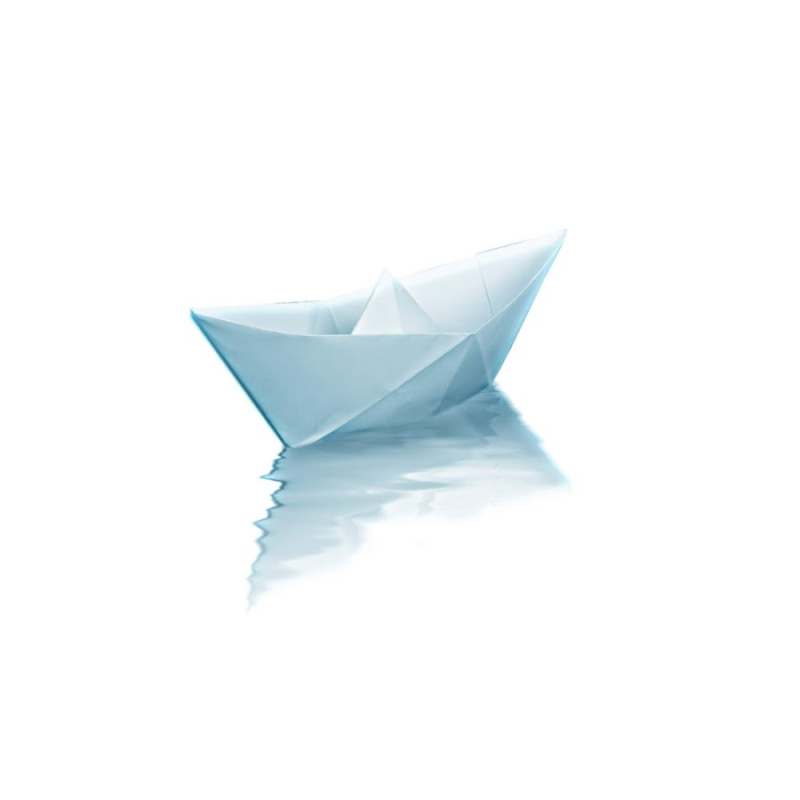 Бумажный кораблик анимация