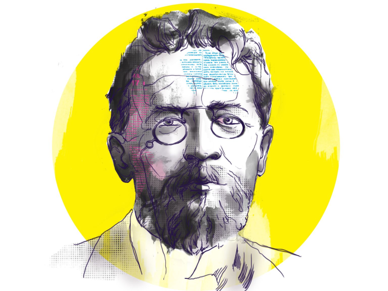 Чехов Антон Павлович портрет арт