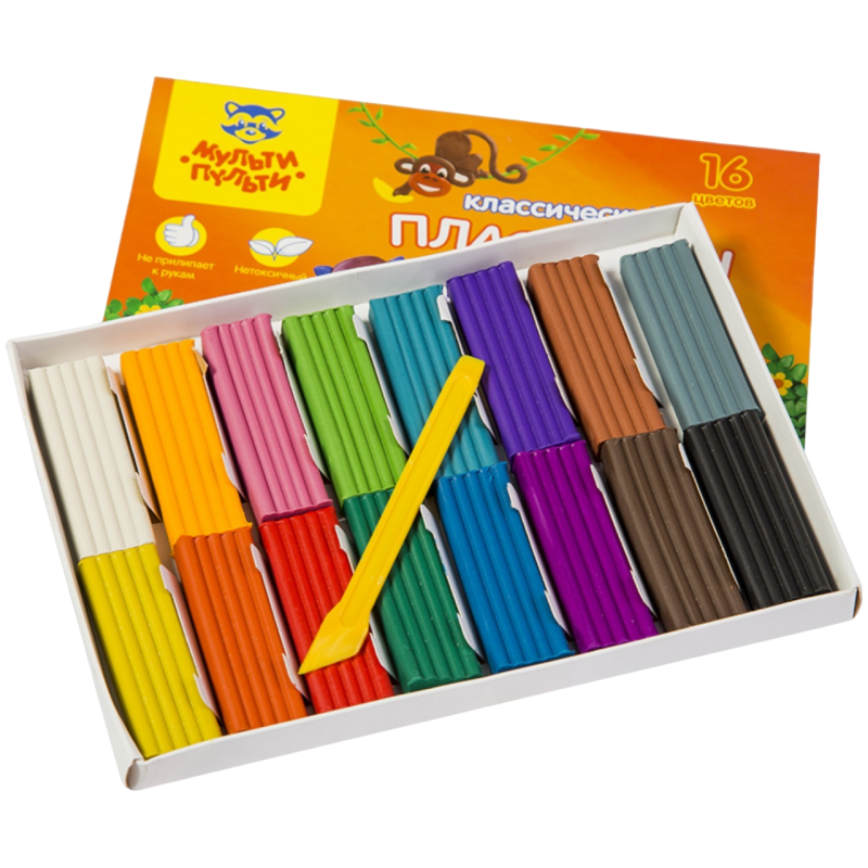 Разноцветный пластилин